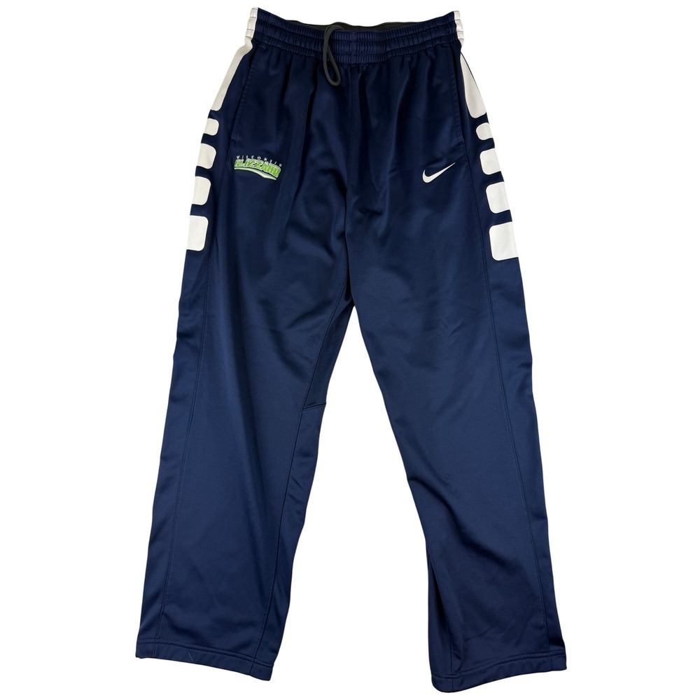 Nike Elite Basketball Pants Mens Large Navy Wisconsin Blizzard 835384-420